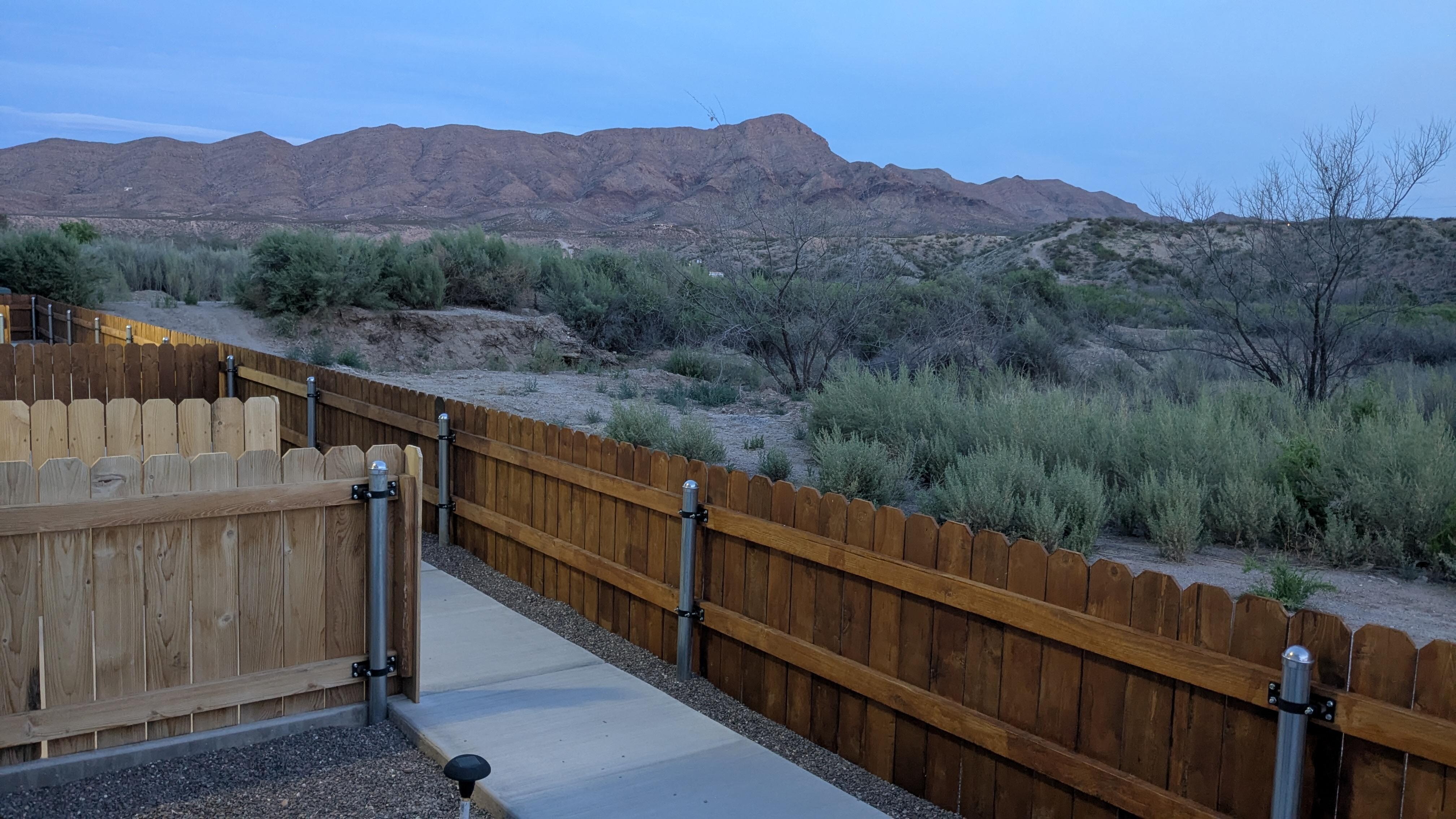 view from the front door