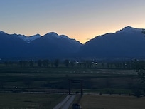 Evening view from front porch