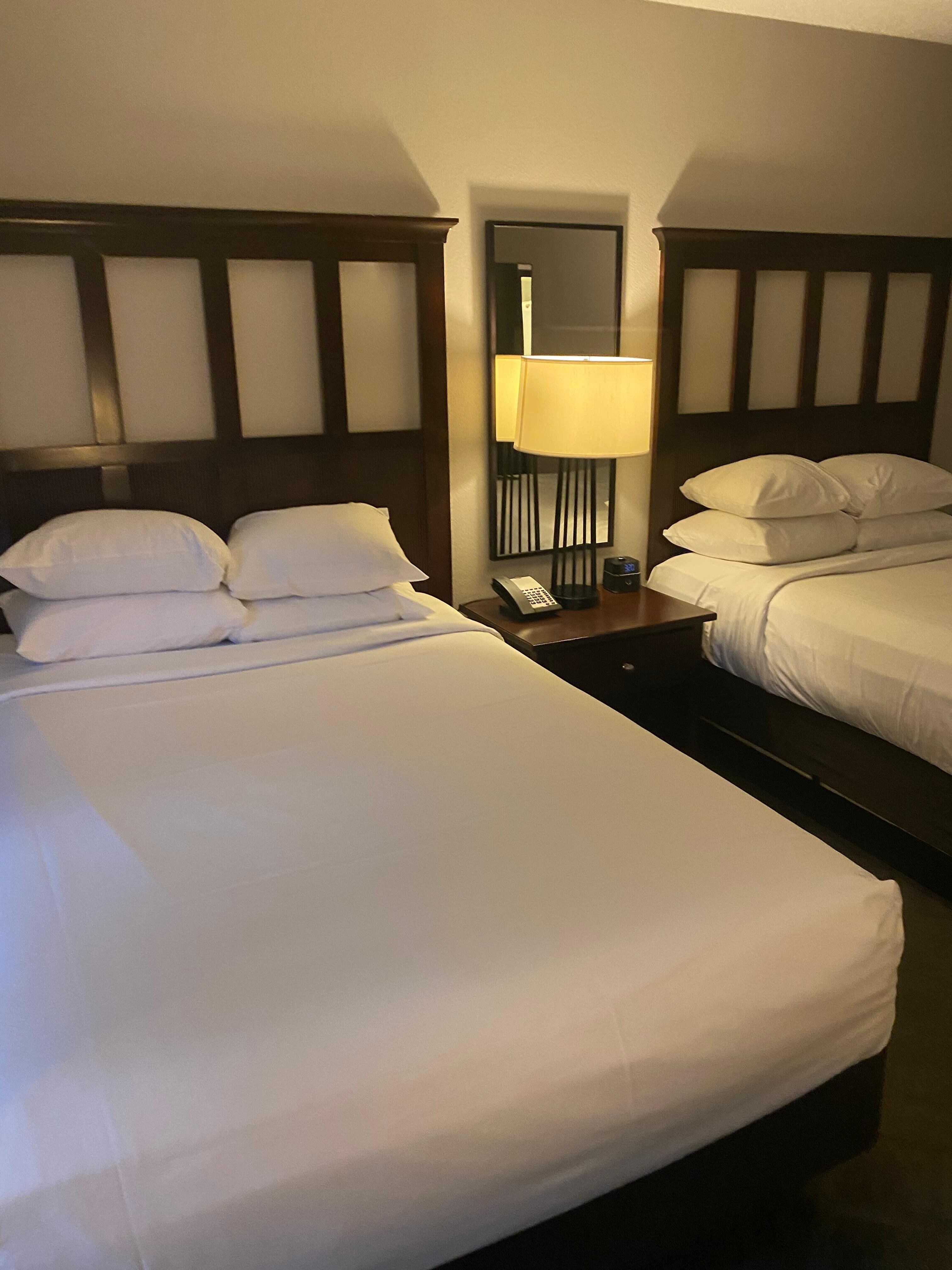 Two queen size beds