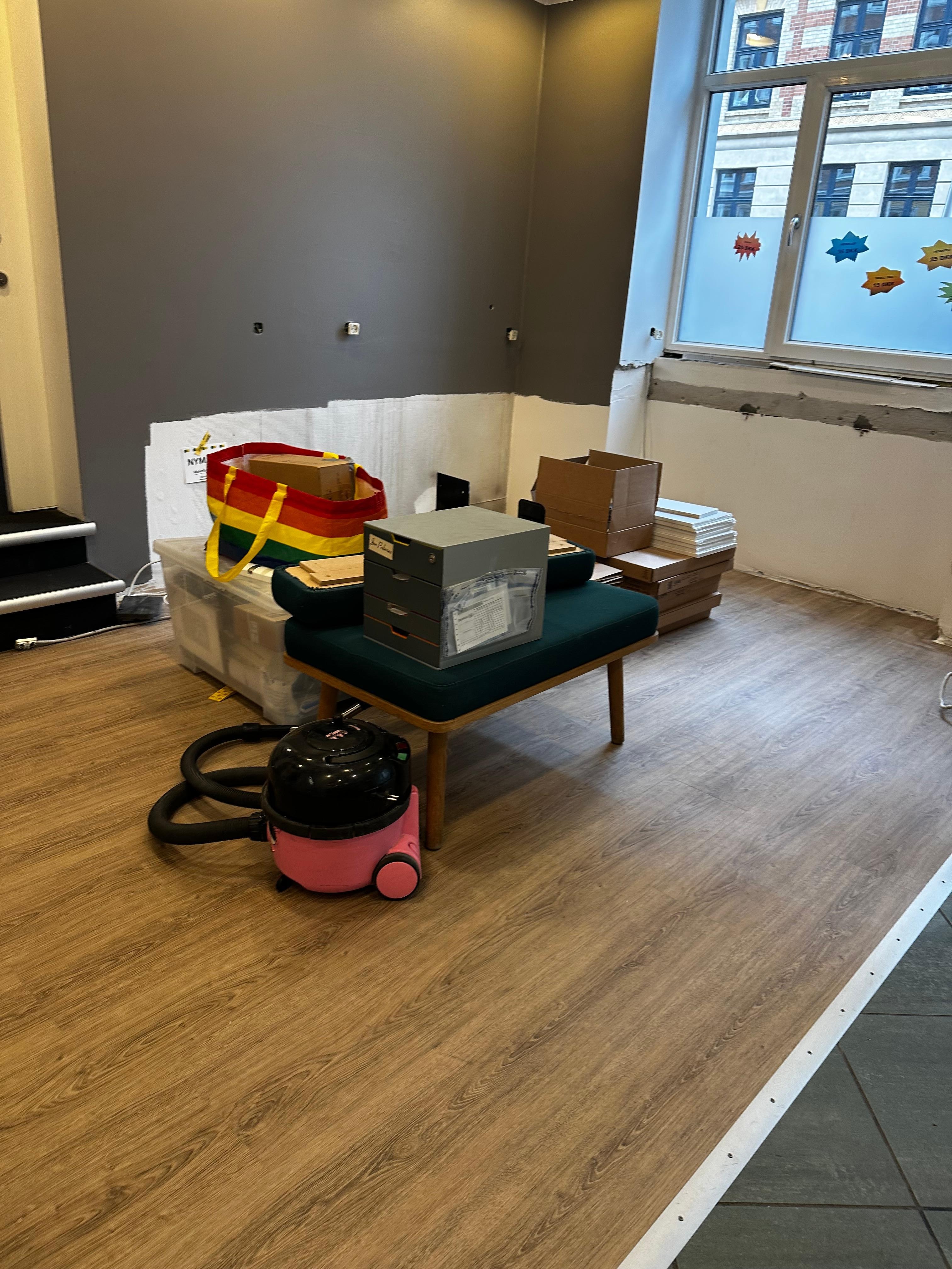 Refurbishment work, wet paint etc