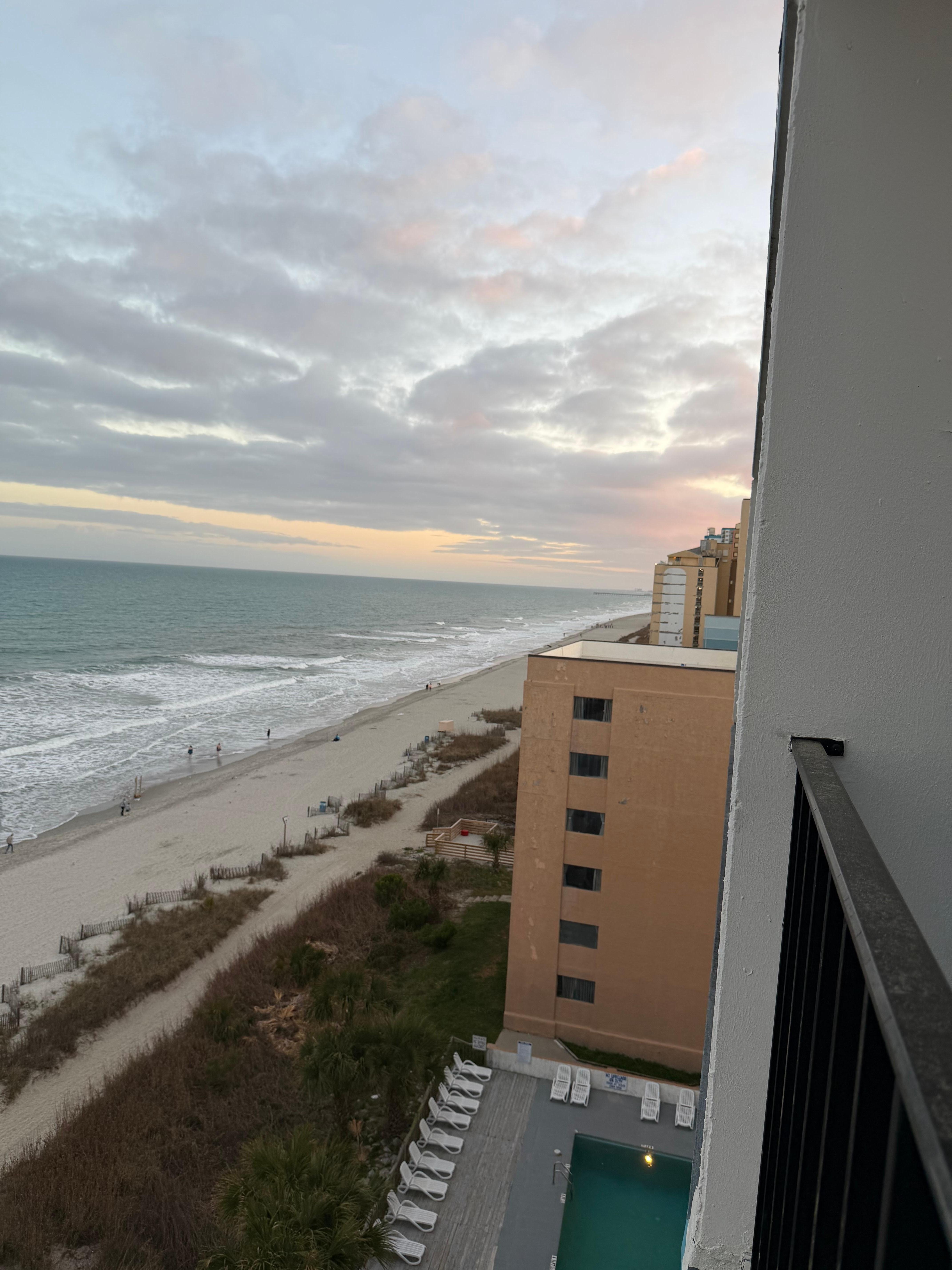 beautiful views off of the balcony