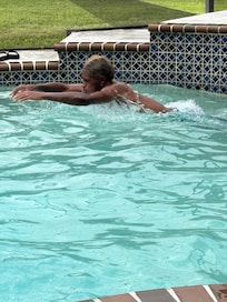 Ils ont adoré la piscine