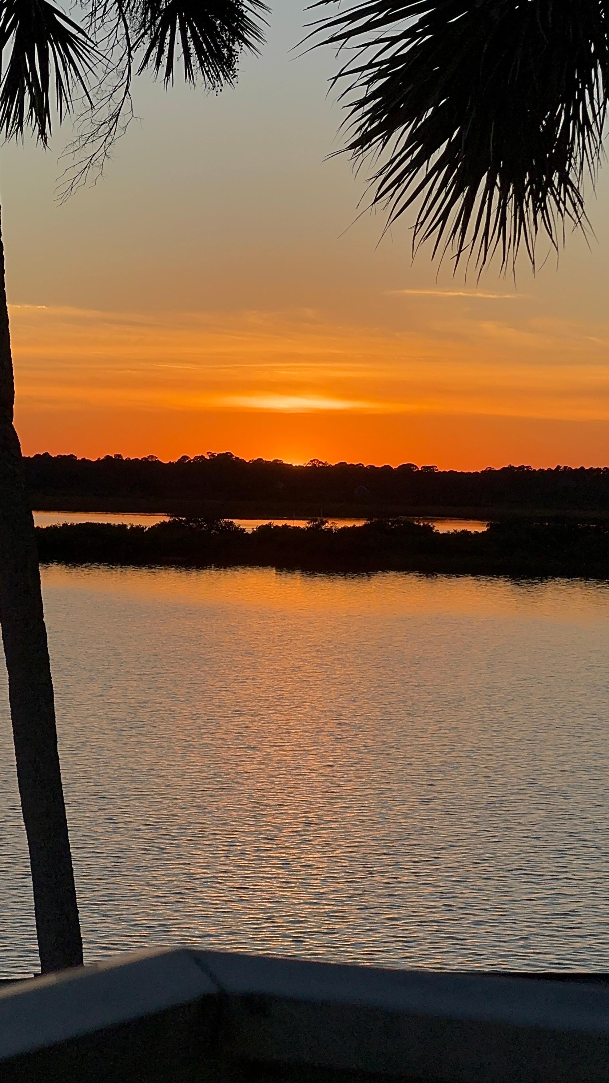 Sunset from our balcony