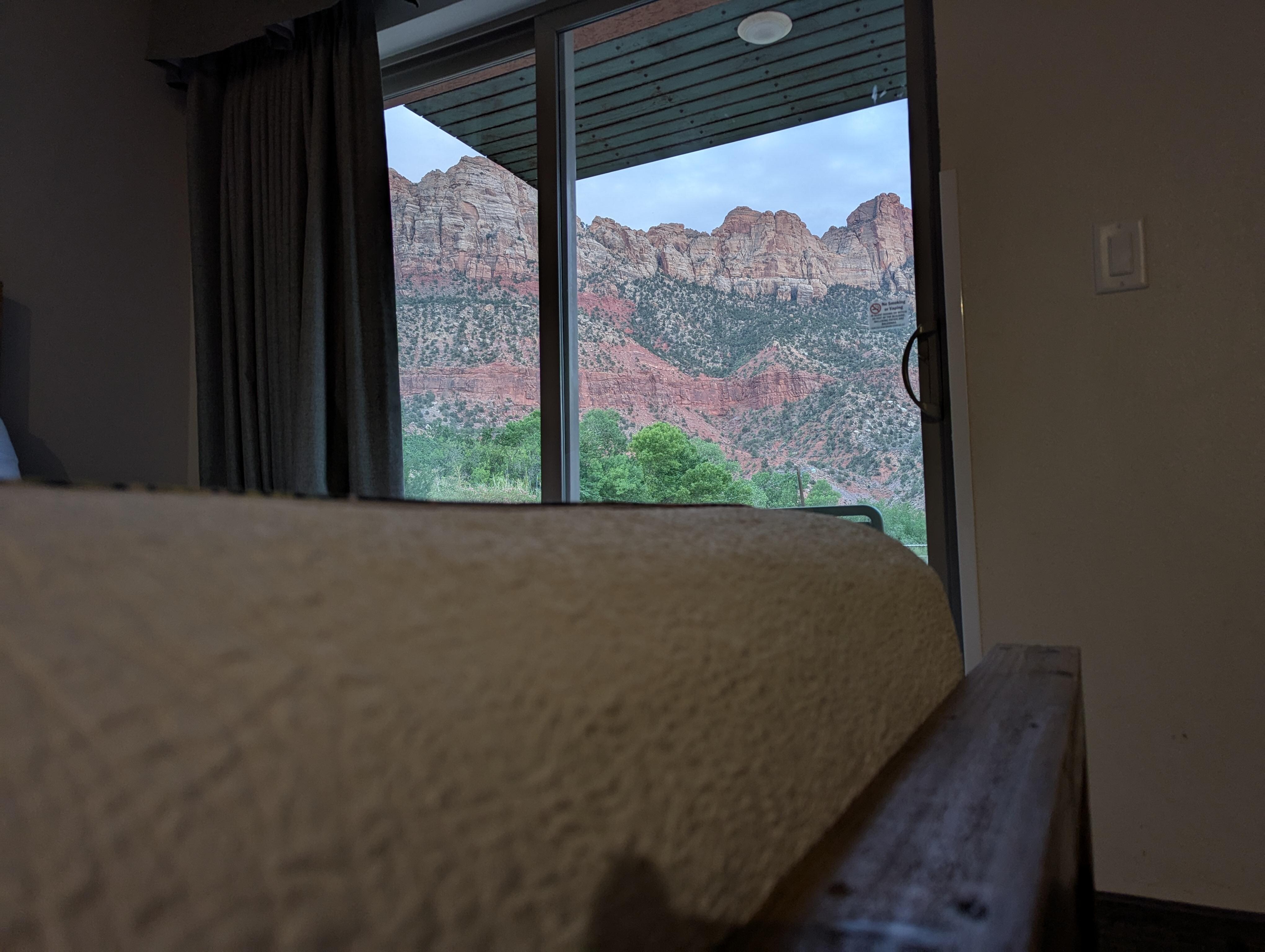 View from the room, bottom level.