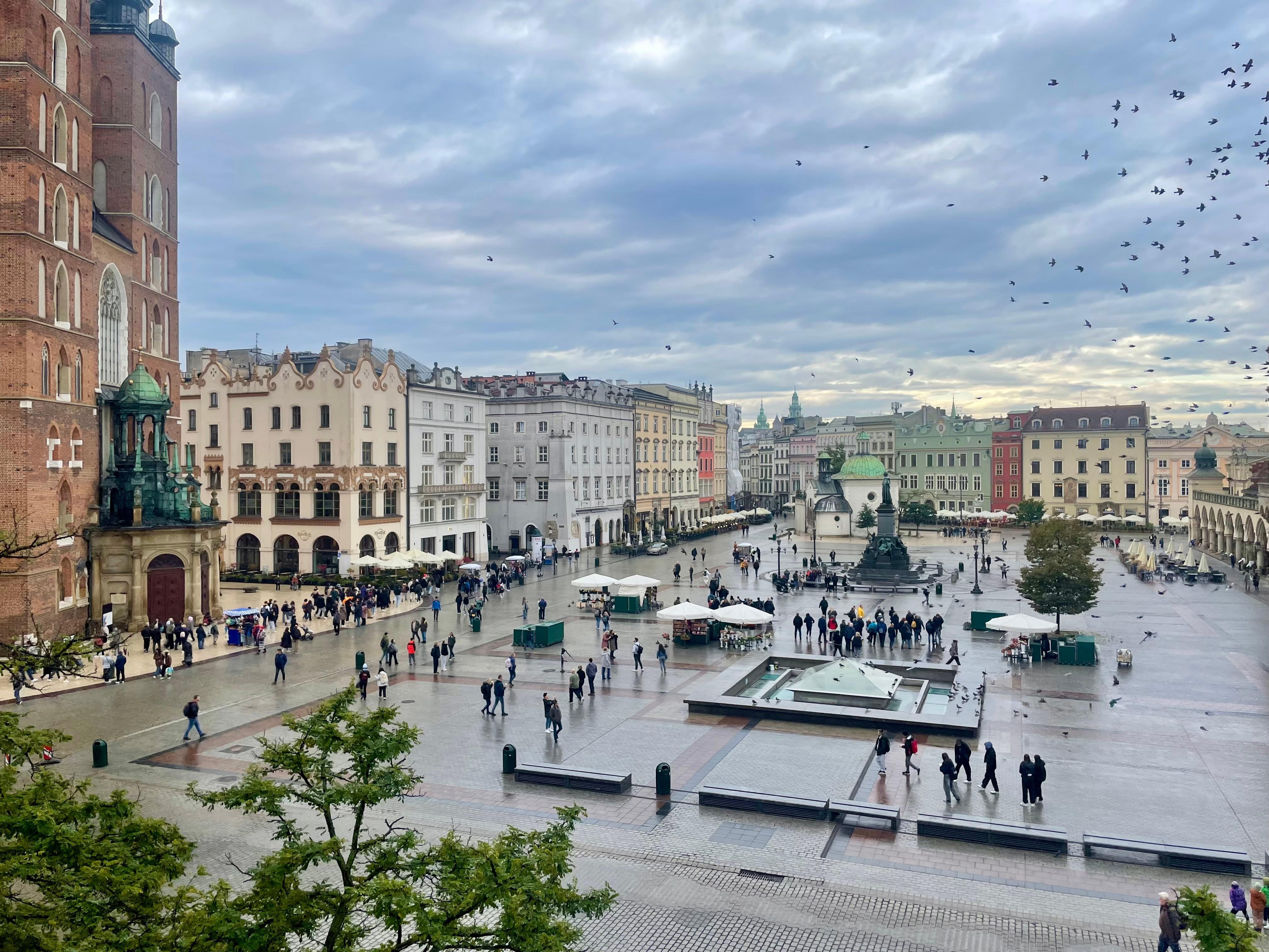 View from hotel room window 