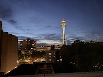 View from the rooftop deck.