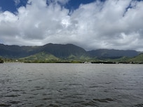 Just outside the cove