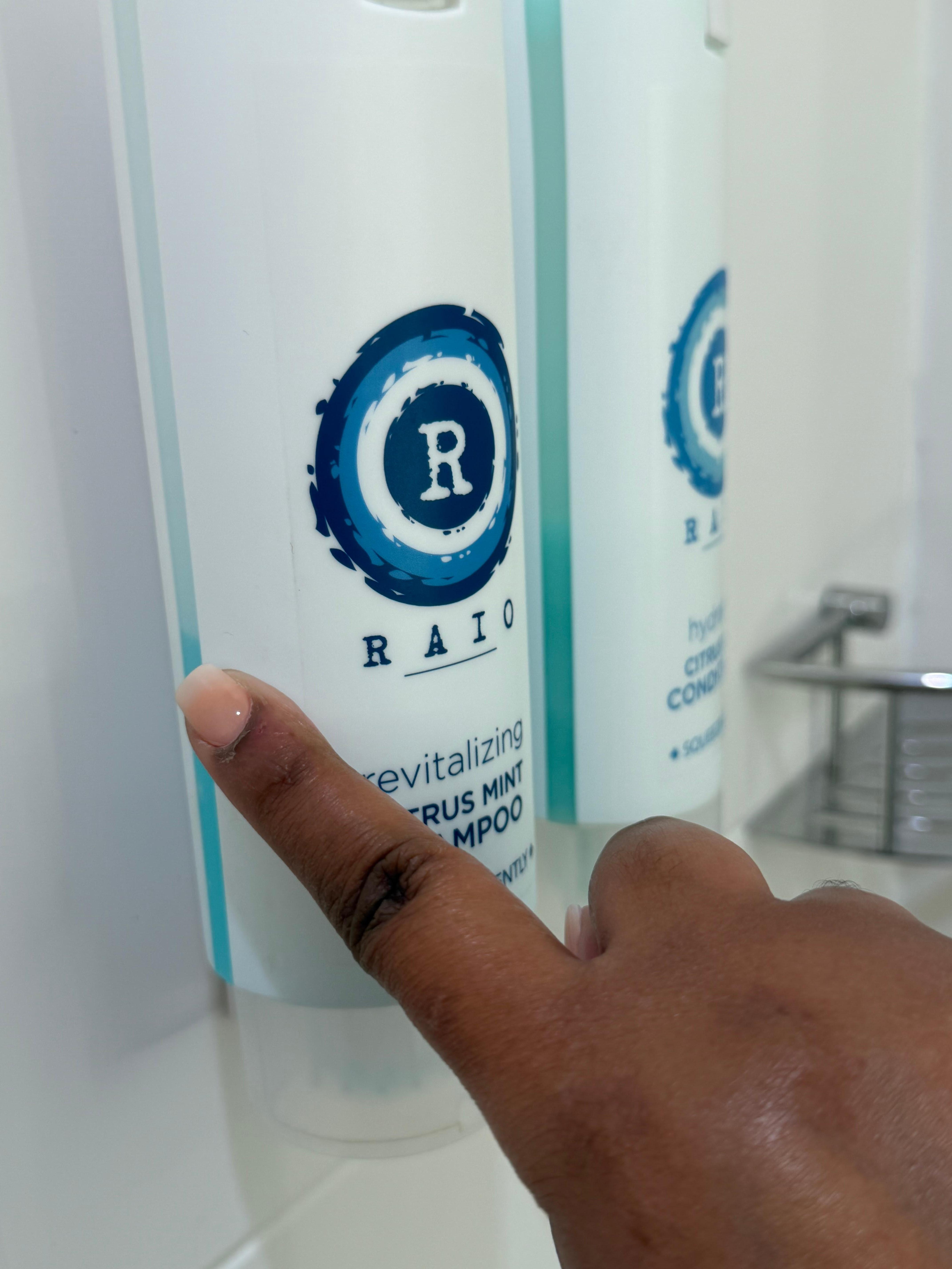 Shampoo and conditioner in an unfilled bottle 