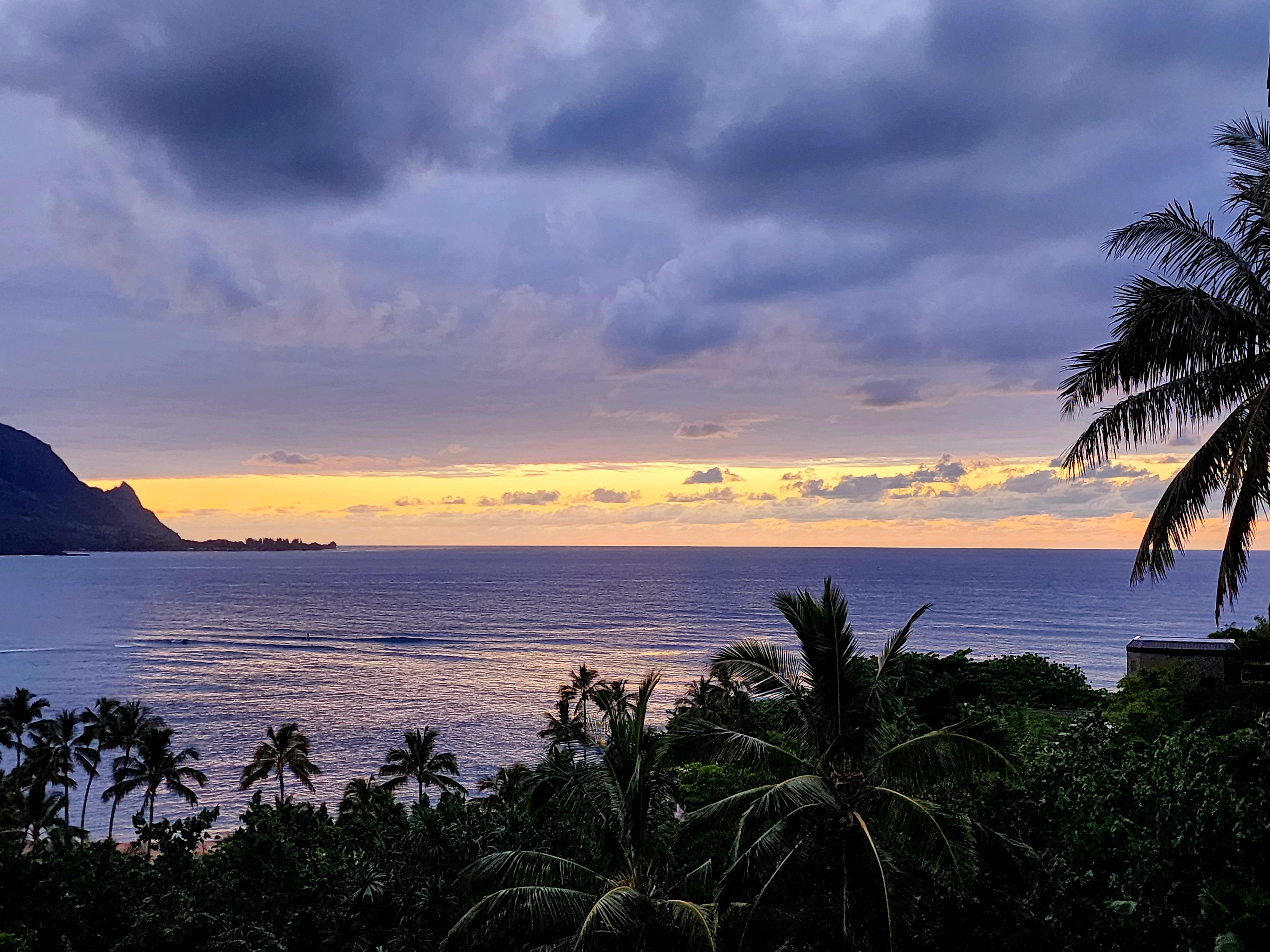 Sunset from the lanai