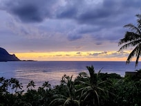 Sunset from the lanai