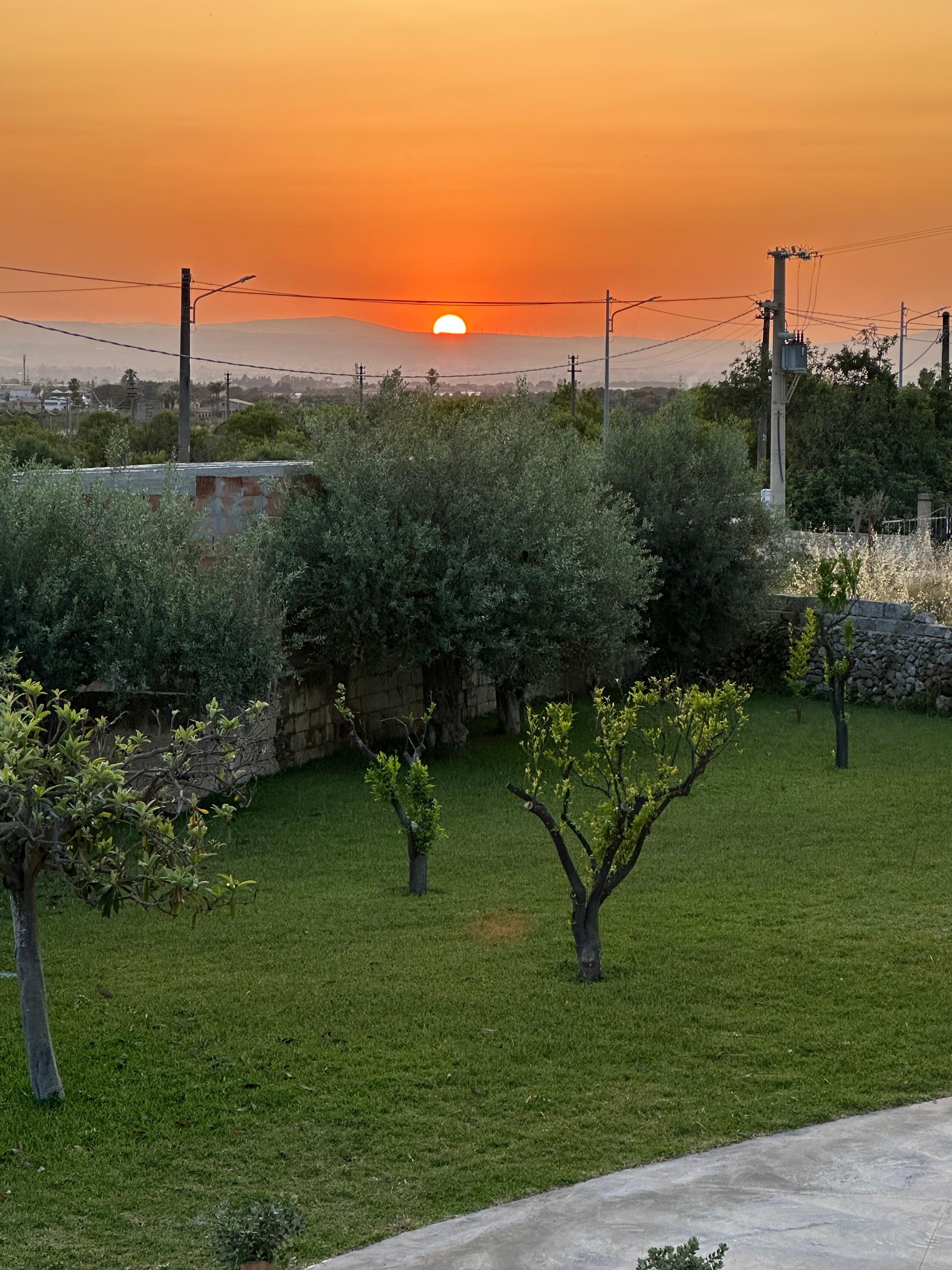 Sunset at Villa Anna