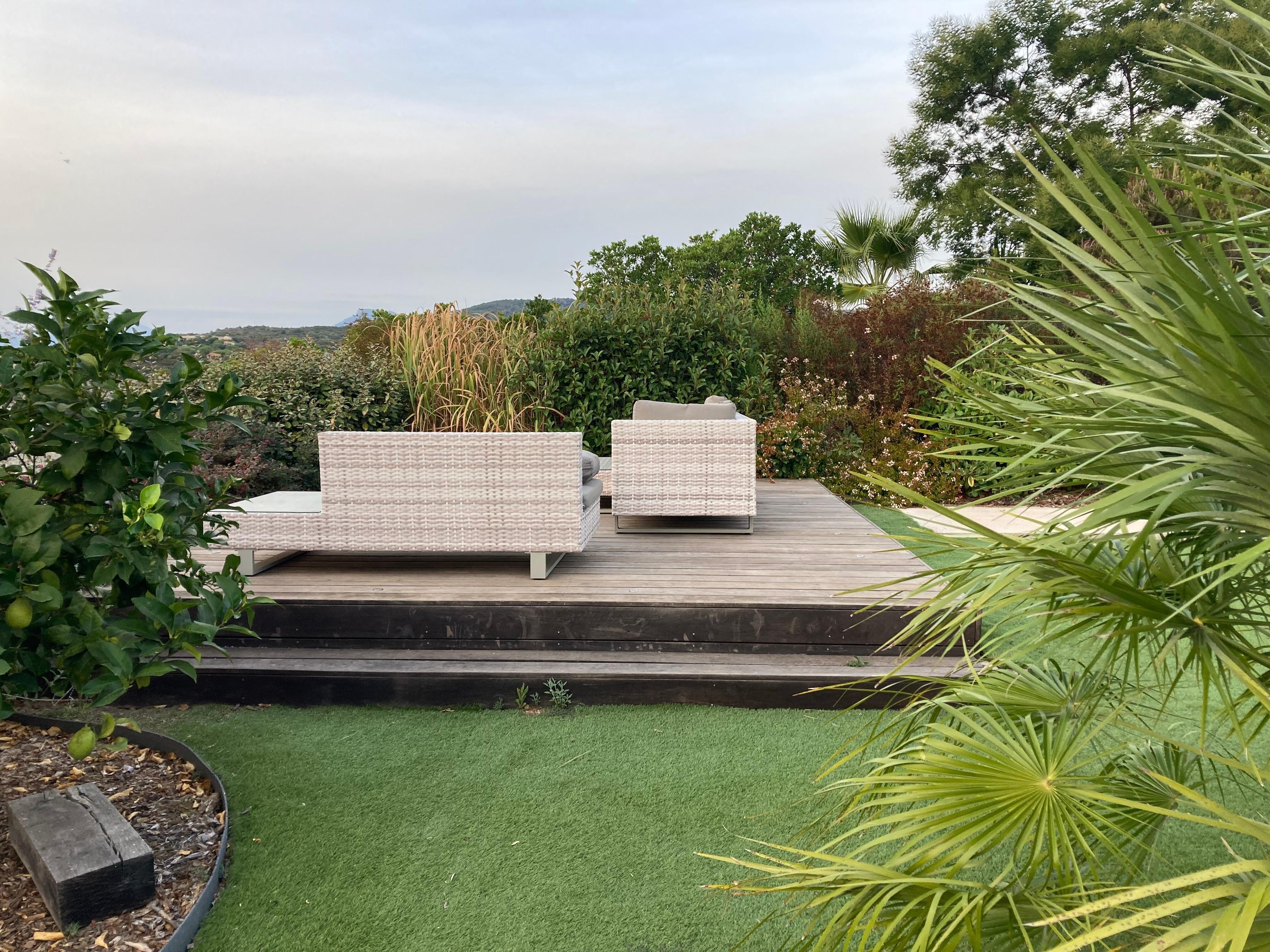 Roof top vue sur baie Ajaccio 