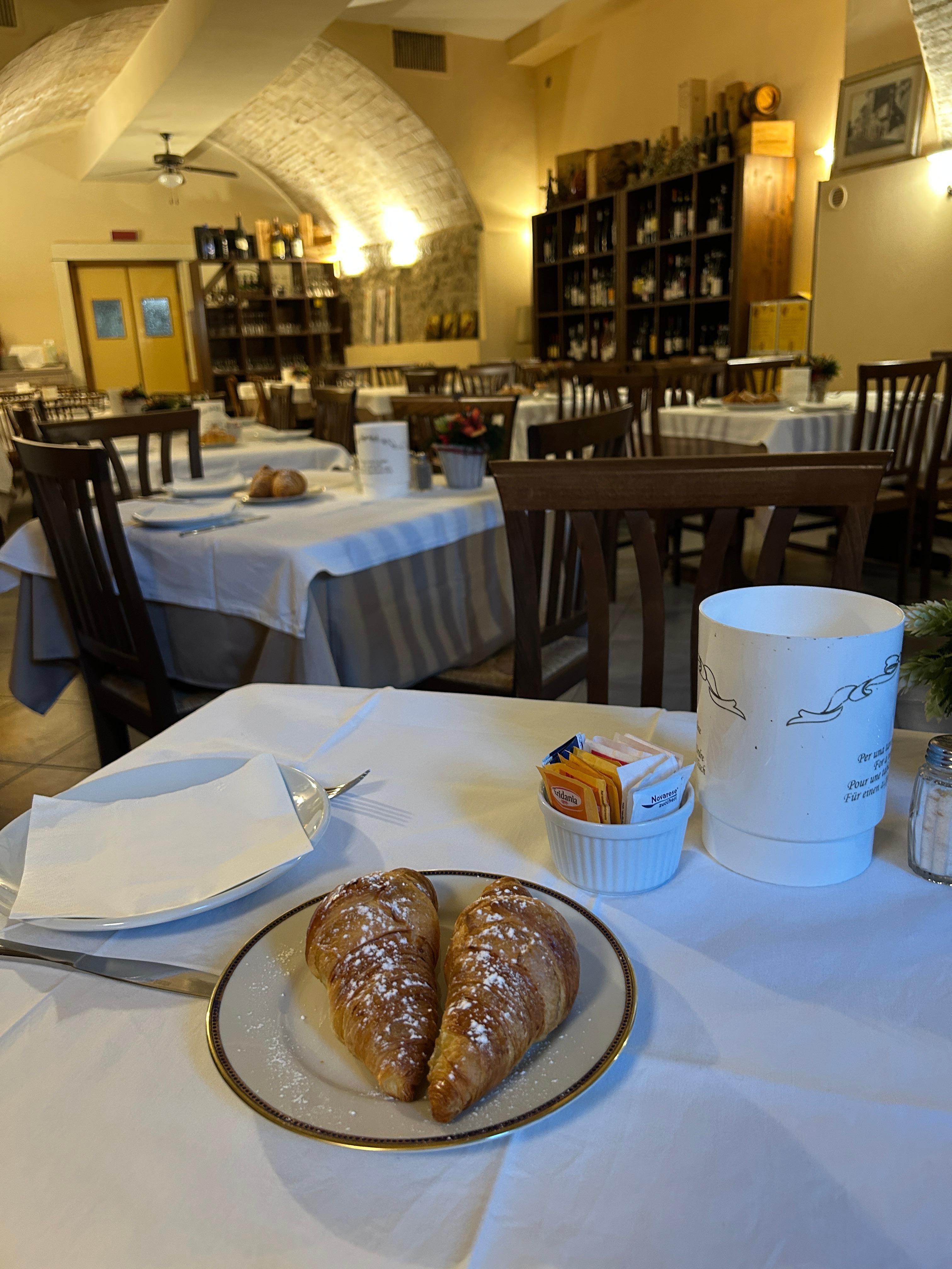 Breakfast at the hotel…delicious!