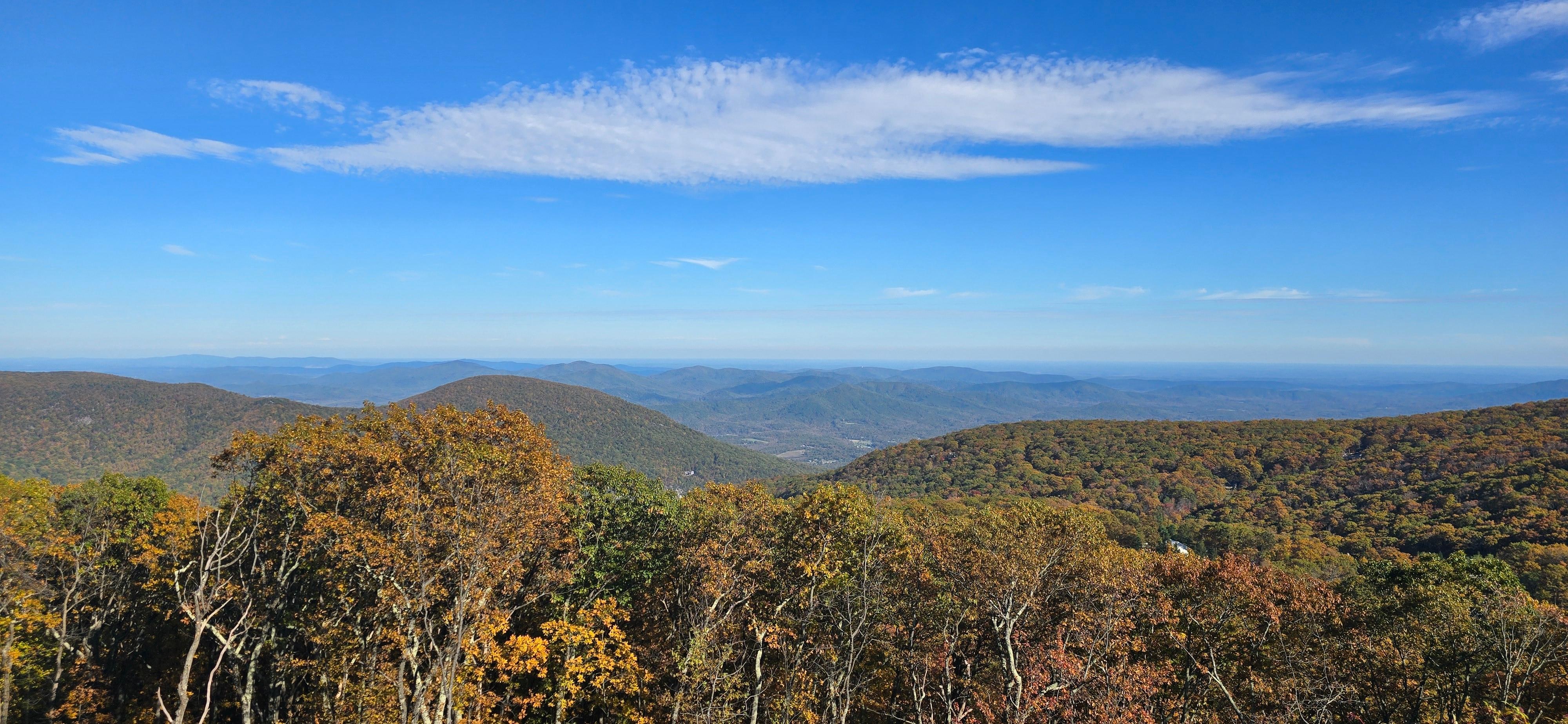 Great mountain view. 