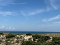 Beach view from the top deck.