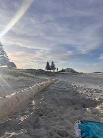 Arrival night - short walk to the beach for a surf