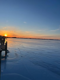 Sunset from the dock