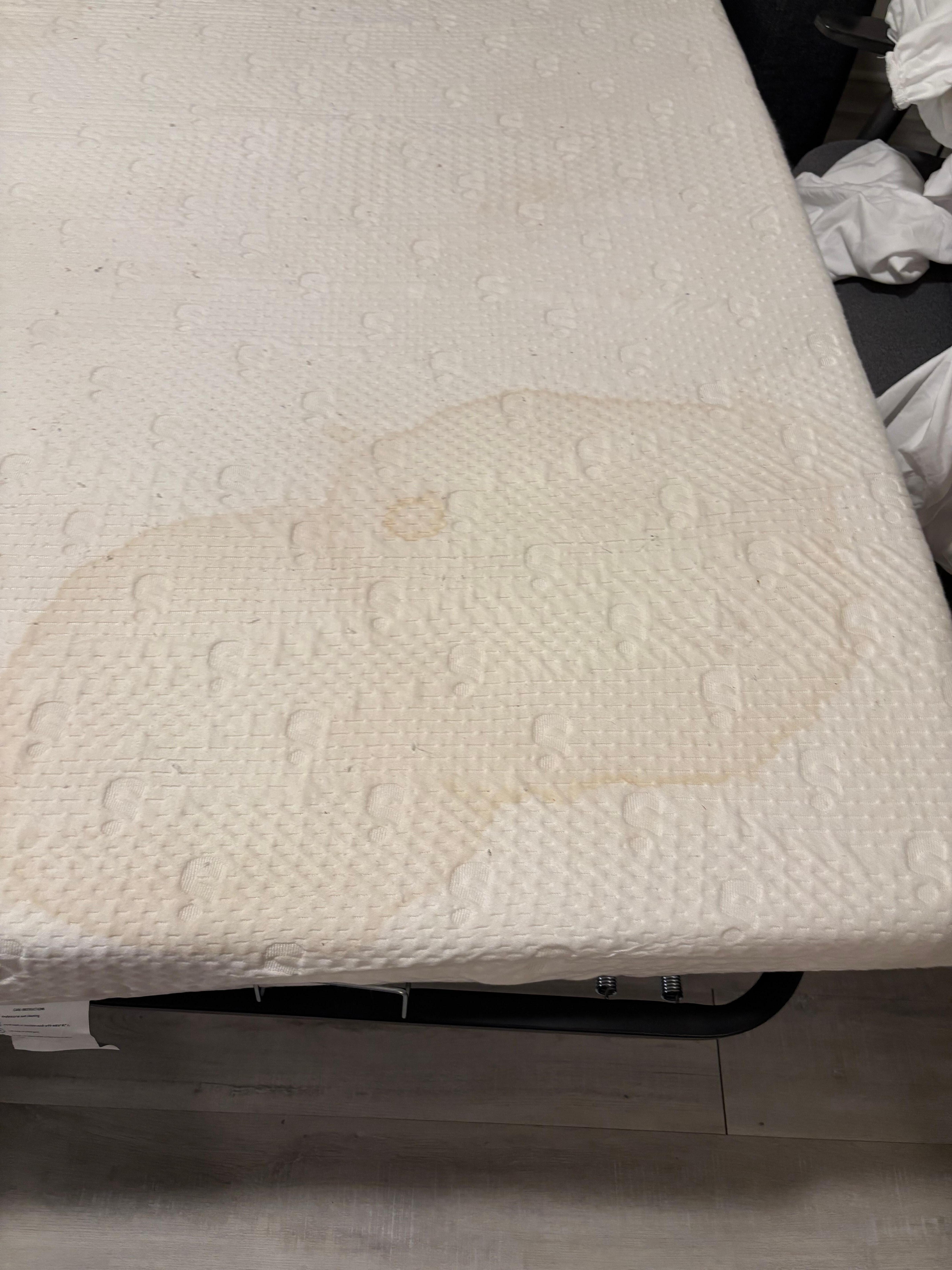 Nasty mattress on hideaway bed owner stopped communicating when we asked for a partial refund because this mattress was not fit to sleep on