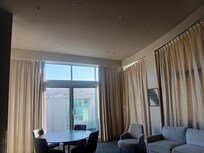 A really beautiful room but it's all not clean near the refrigerator and the 'self contained apartment' washing machine is broken.