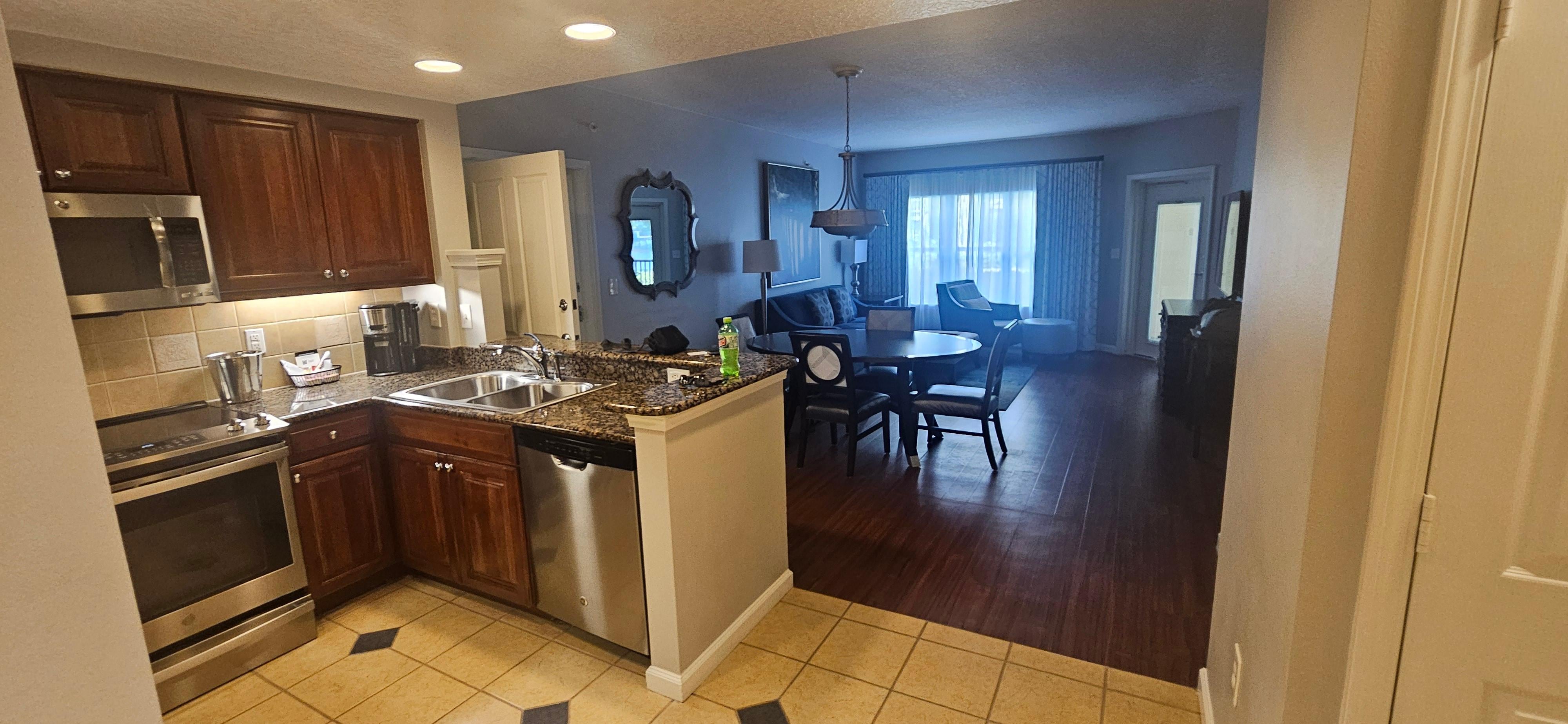 Large floor plan with connecting room option made it perfect for a family.