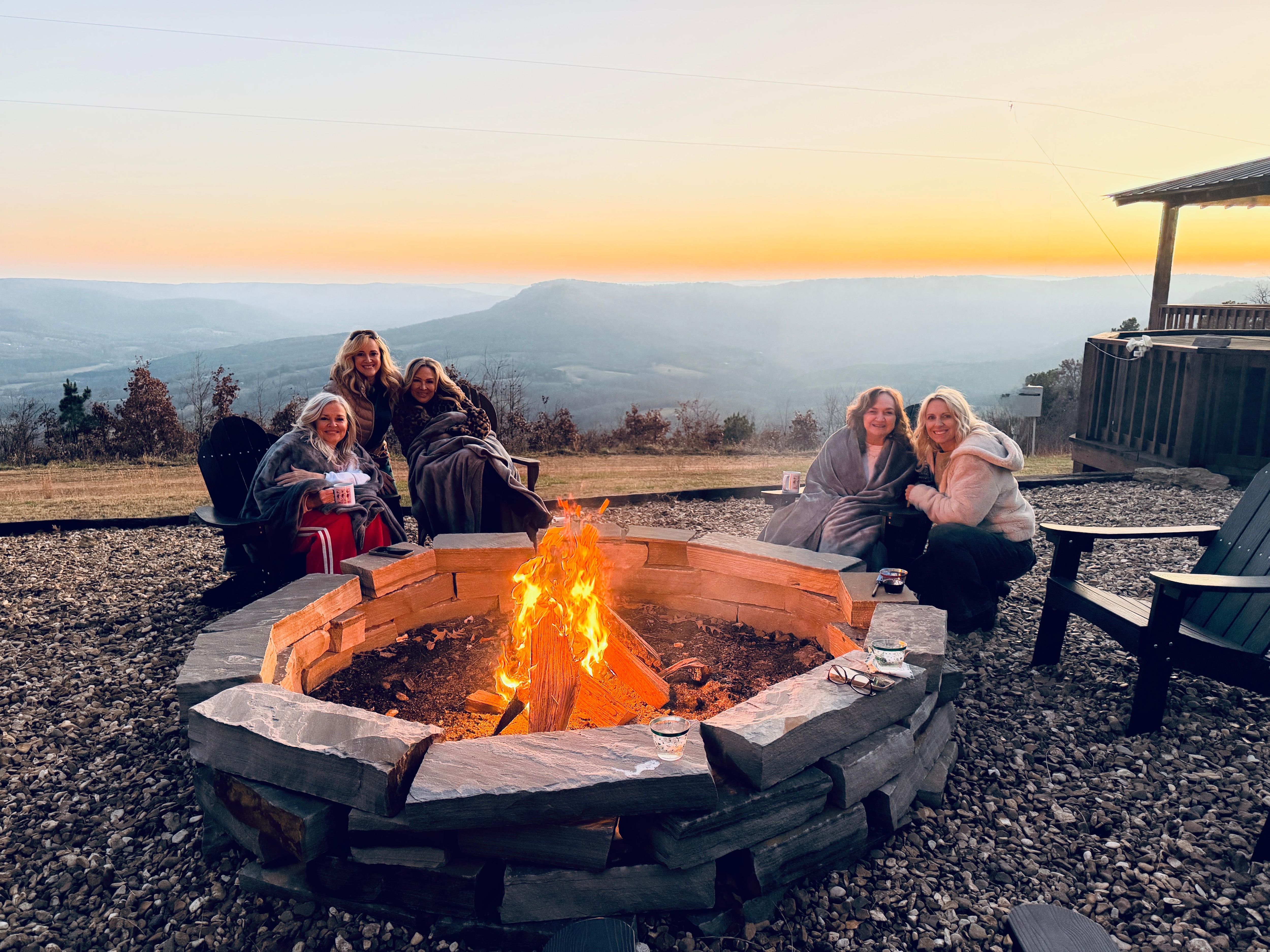 Sunset from the firepit
