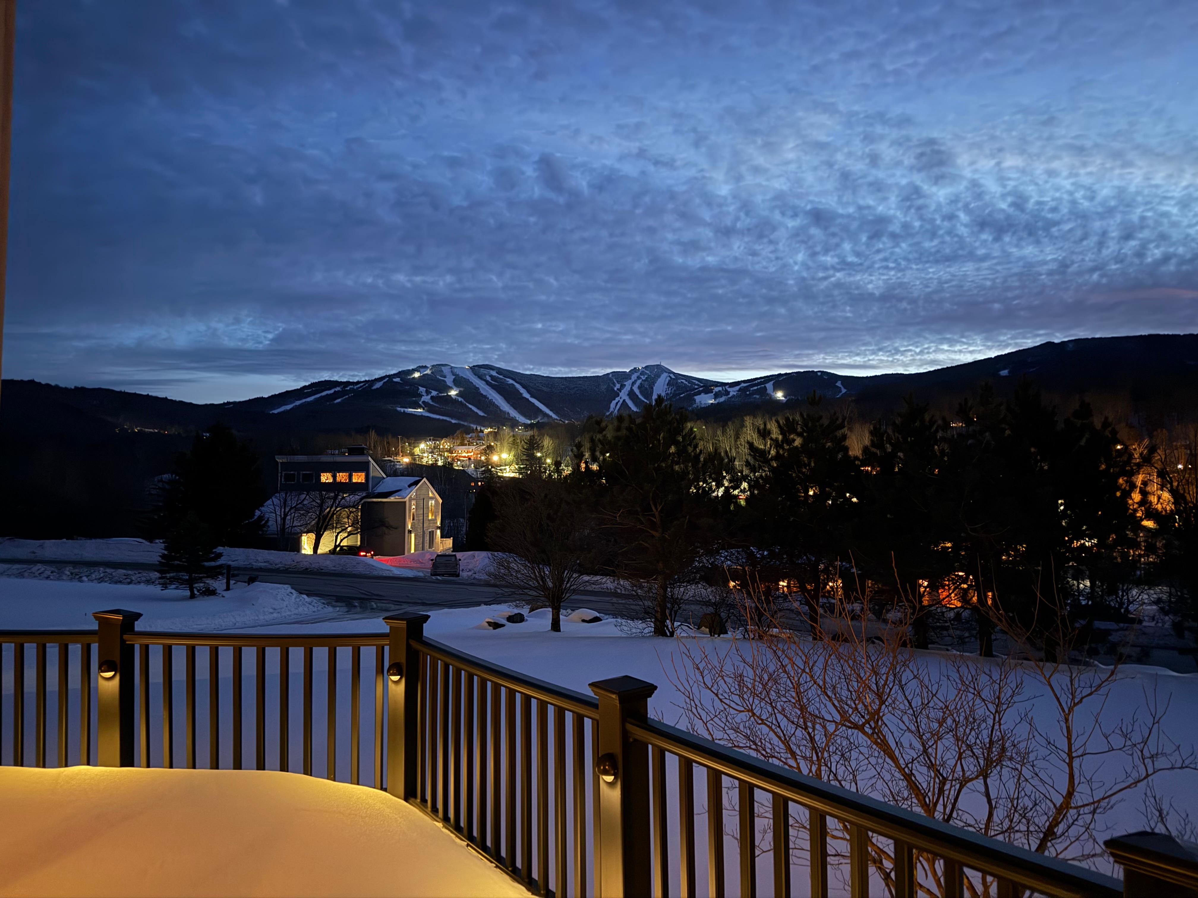 View from patio as I grilled 