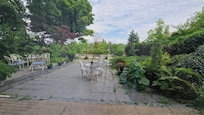 Terrace outsude room, no privacy