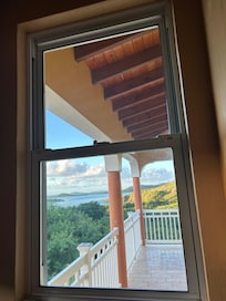 View out kitchen window