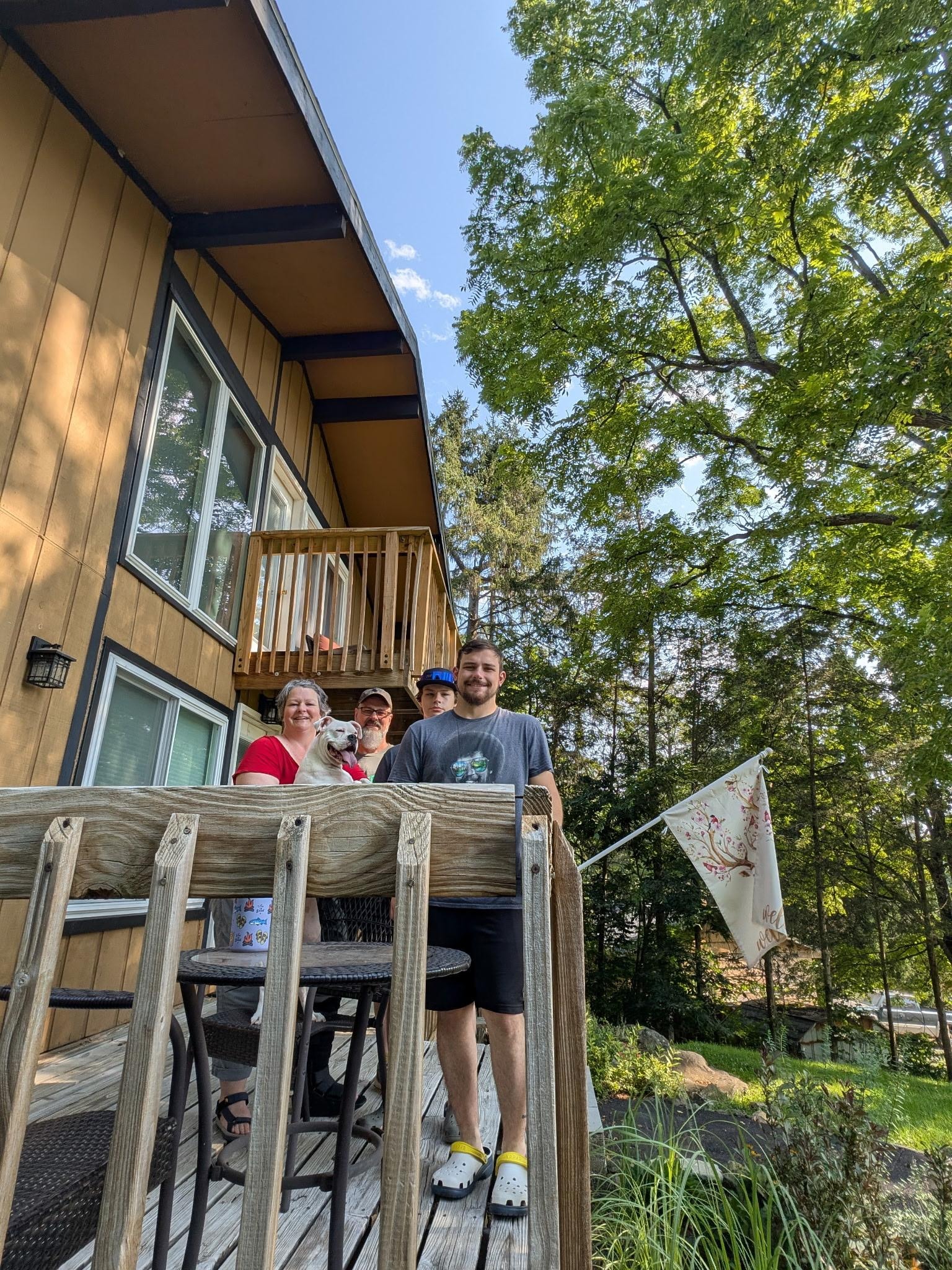 Our group on front porch