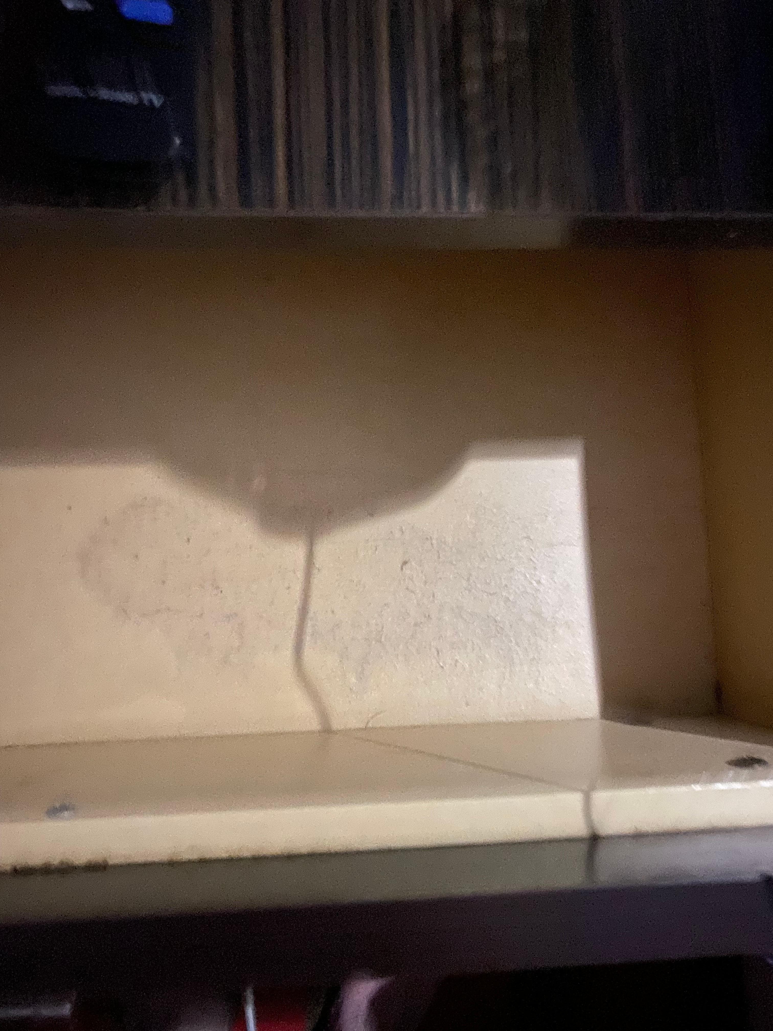 Drawer between beds.