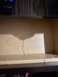 Drawer between beds.