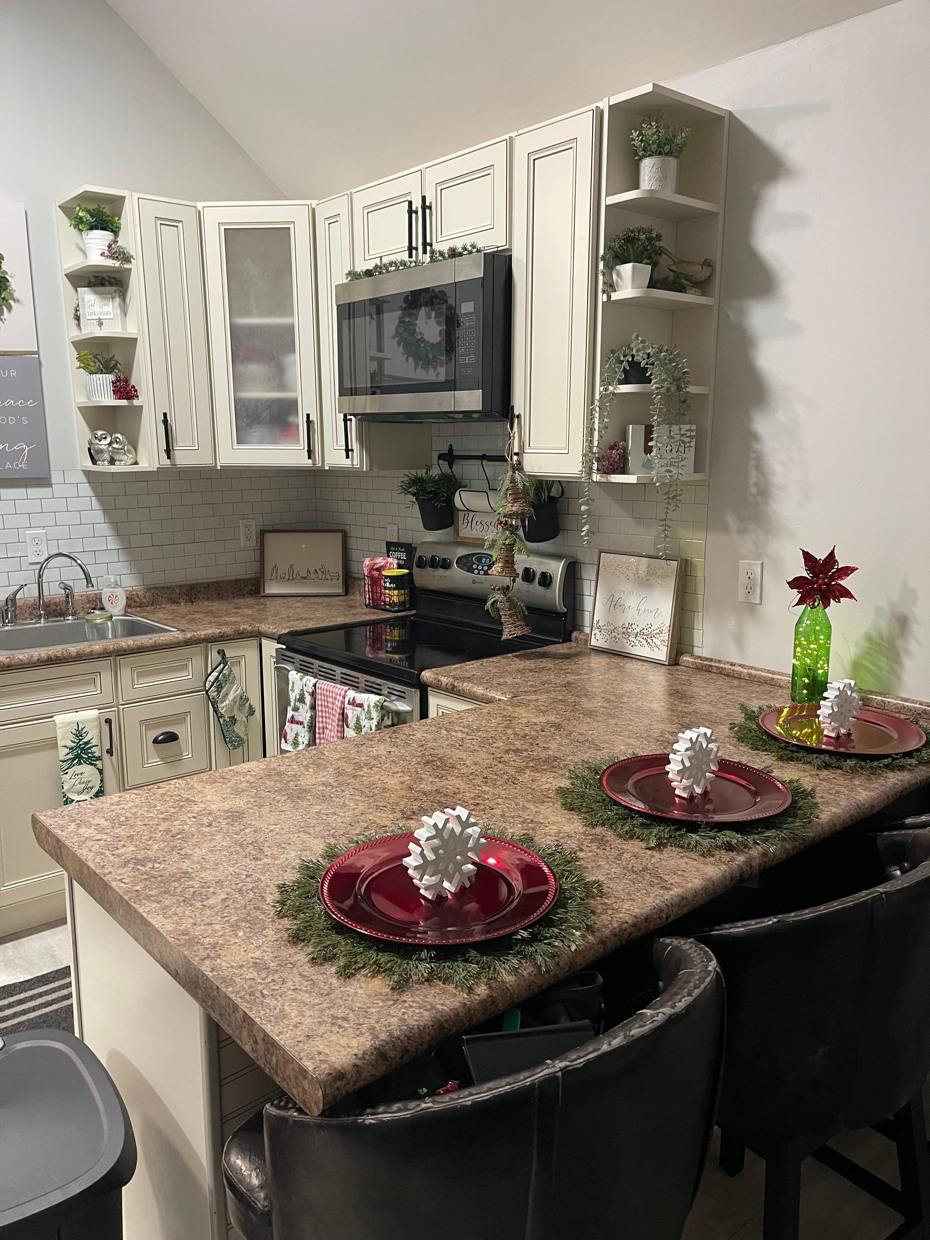 Christmas staging was mine