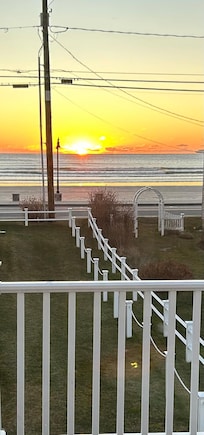 Sunrise from the living room!