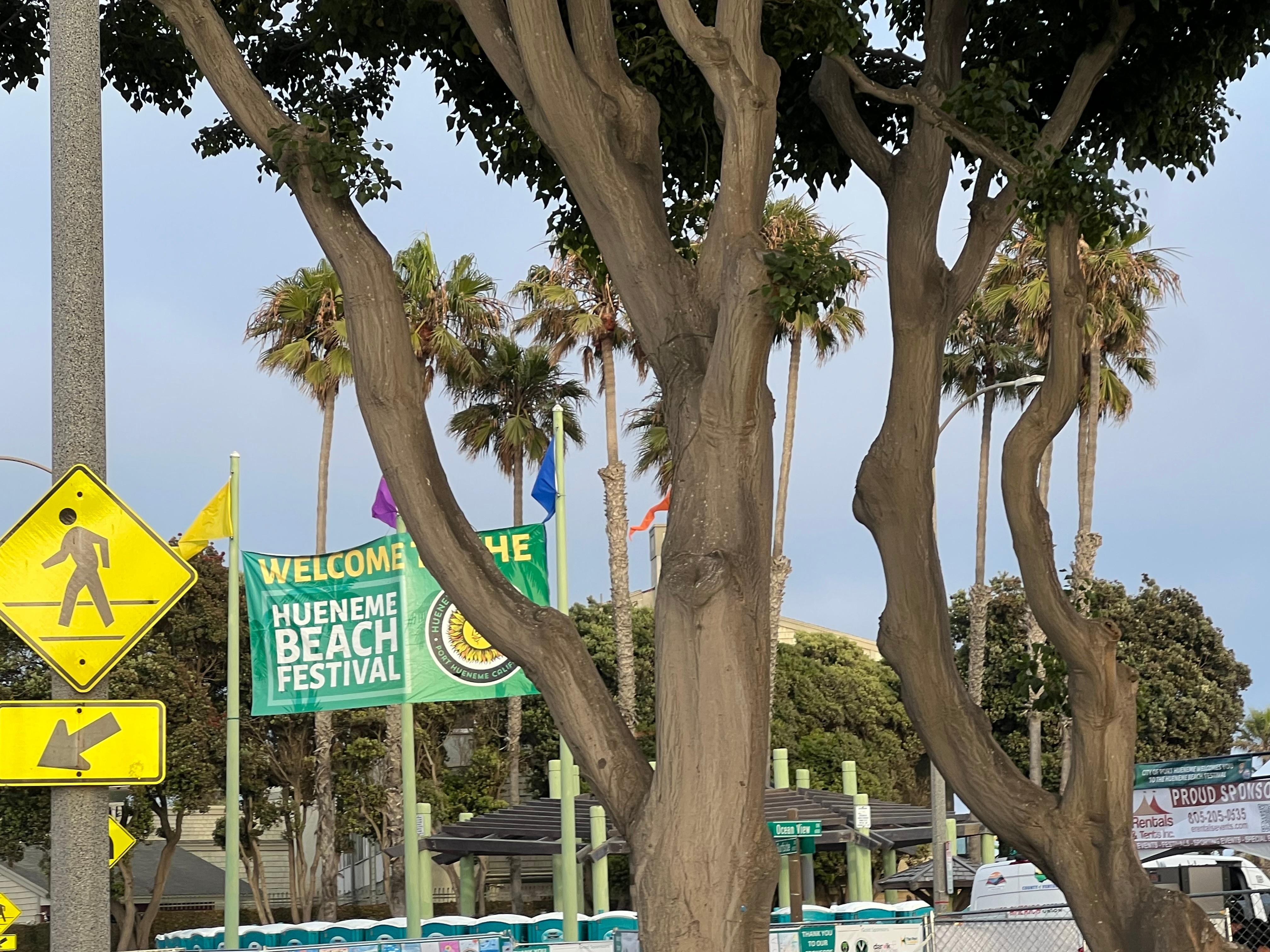 Port Hueneme had a beach festival going when we visited 