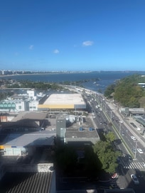 A vista do nosso quarto.