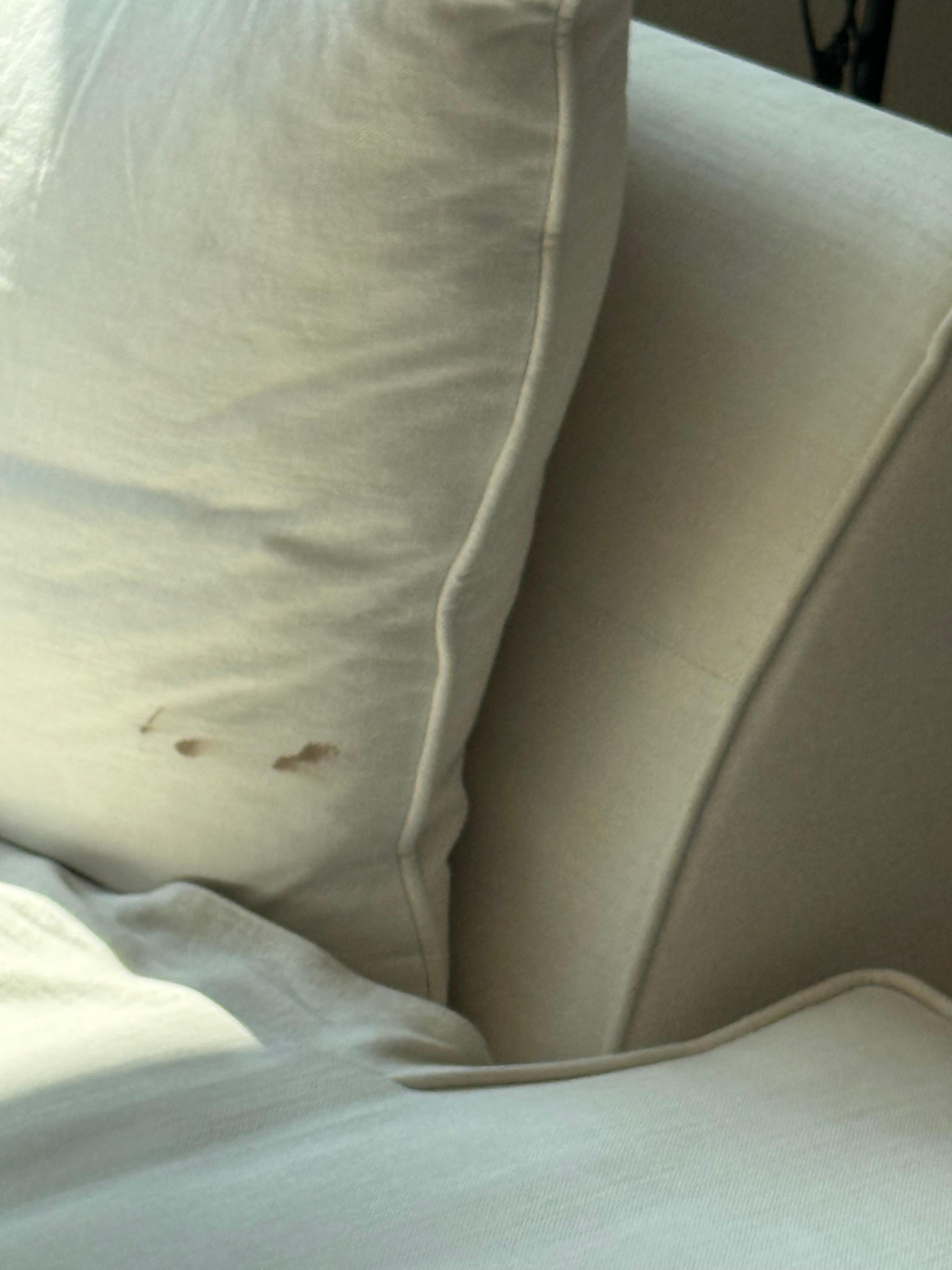 stains on couch