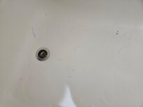 Chips all over tub