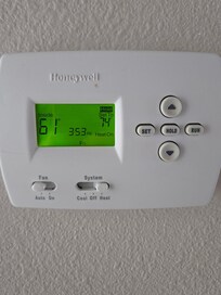 No heat. This was not the coldest. This was daytime.