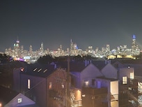 view from balcony
