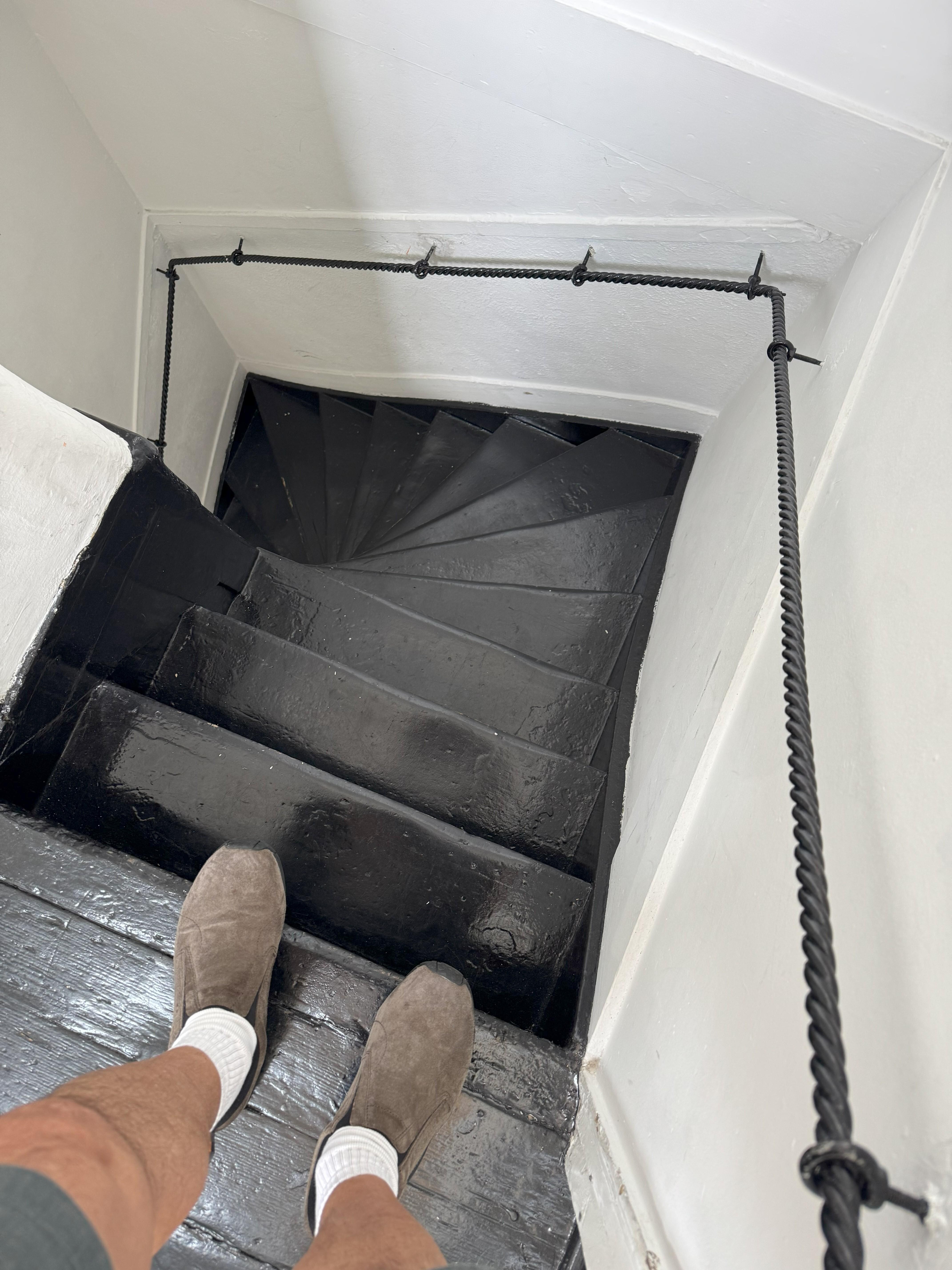 The stairwell