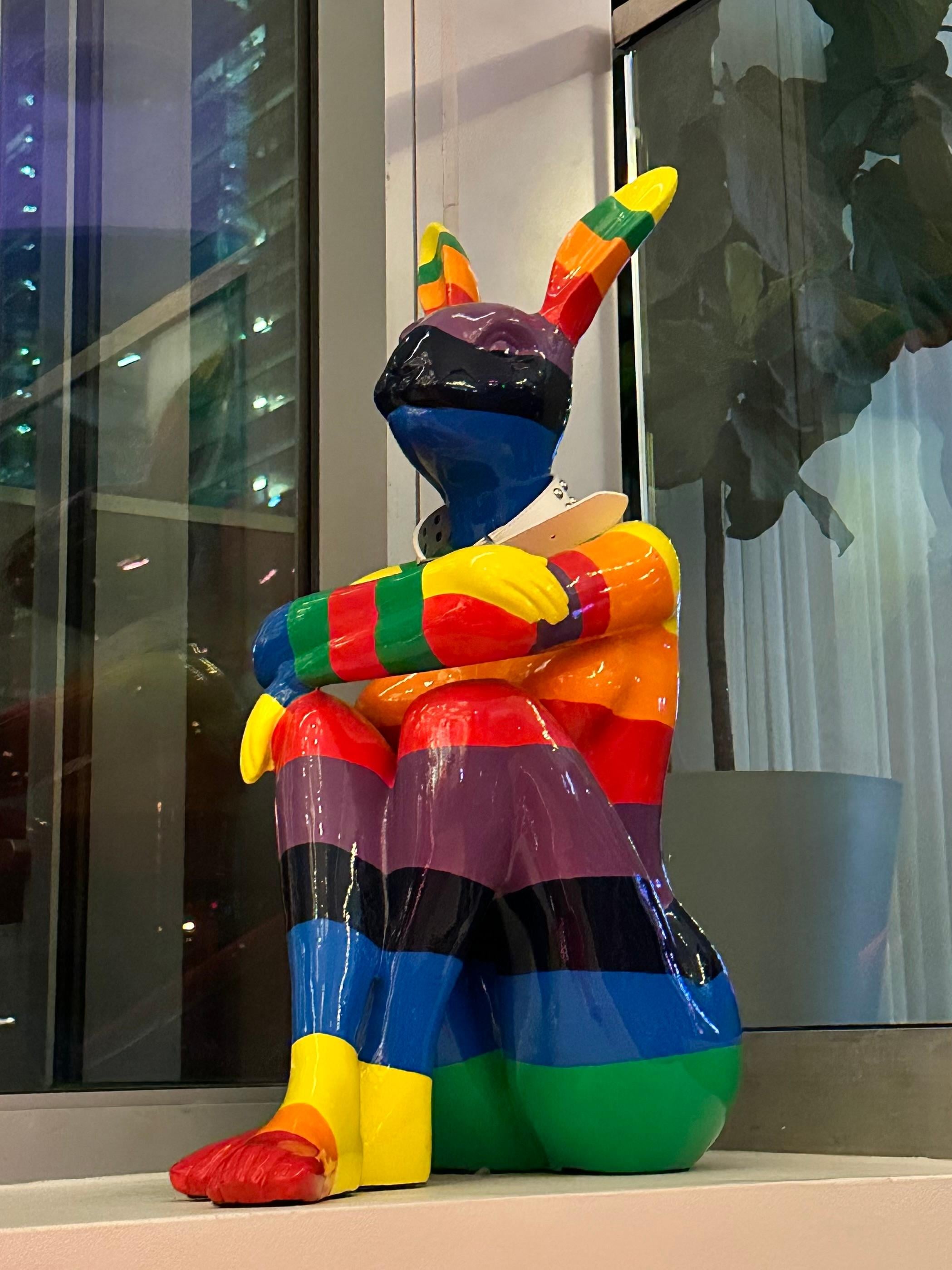 Art all around the lobby