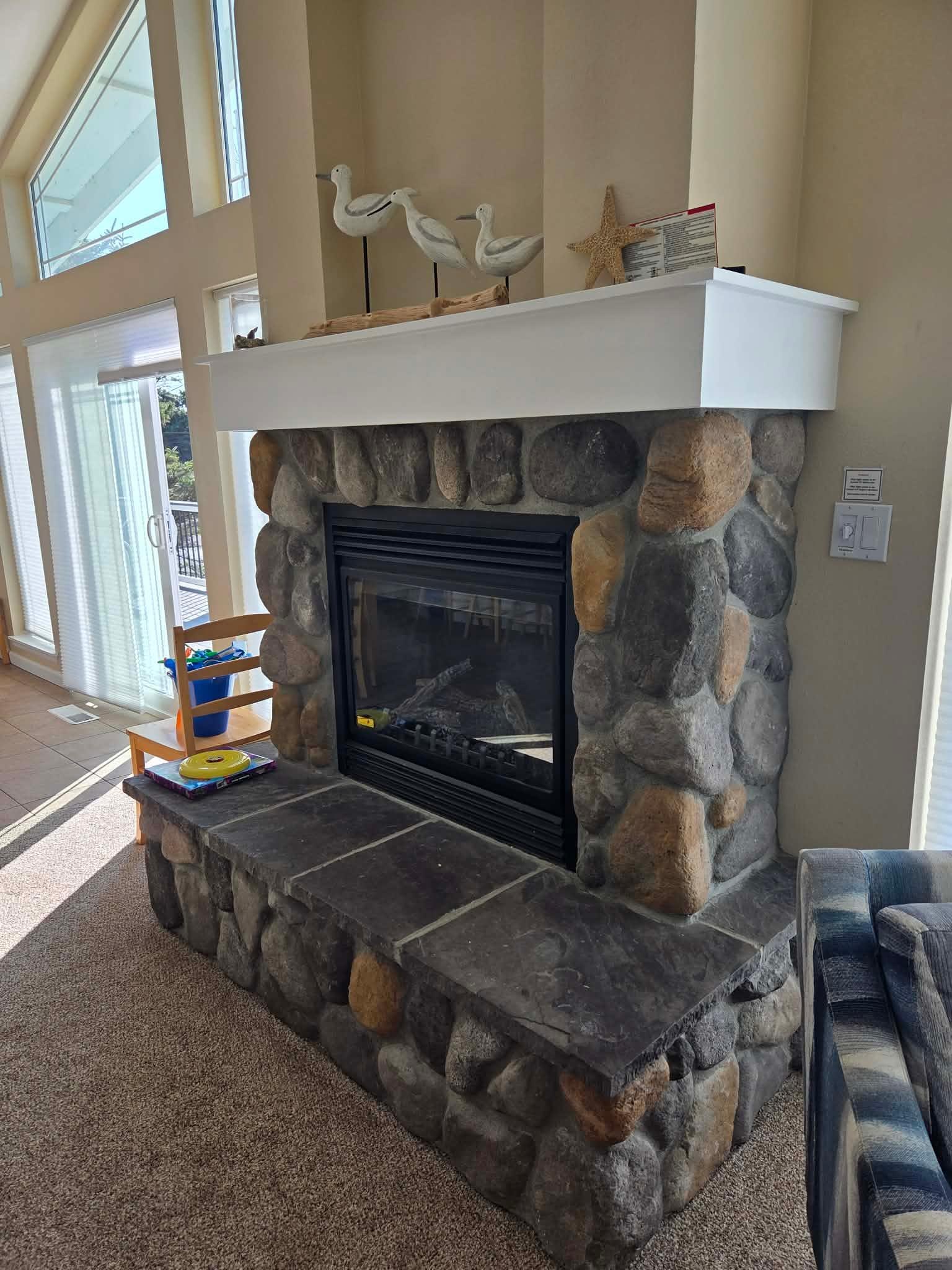 The pilot was on and lit. Im surprised the gas didnt get through its vent system. 