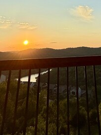 View from the back porch