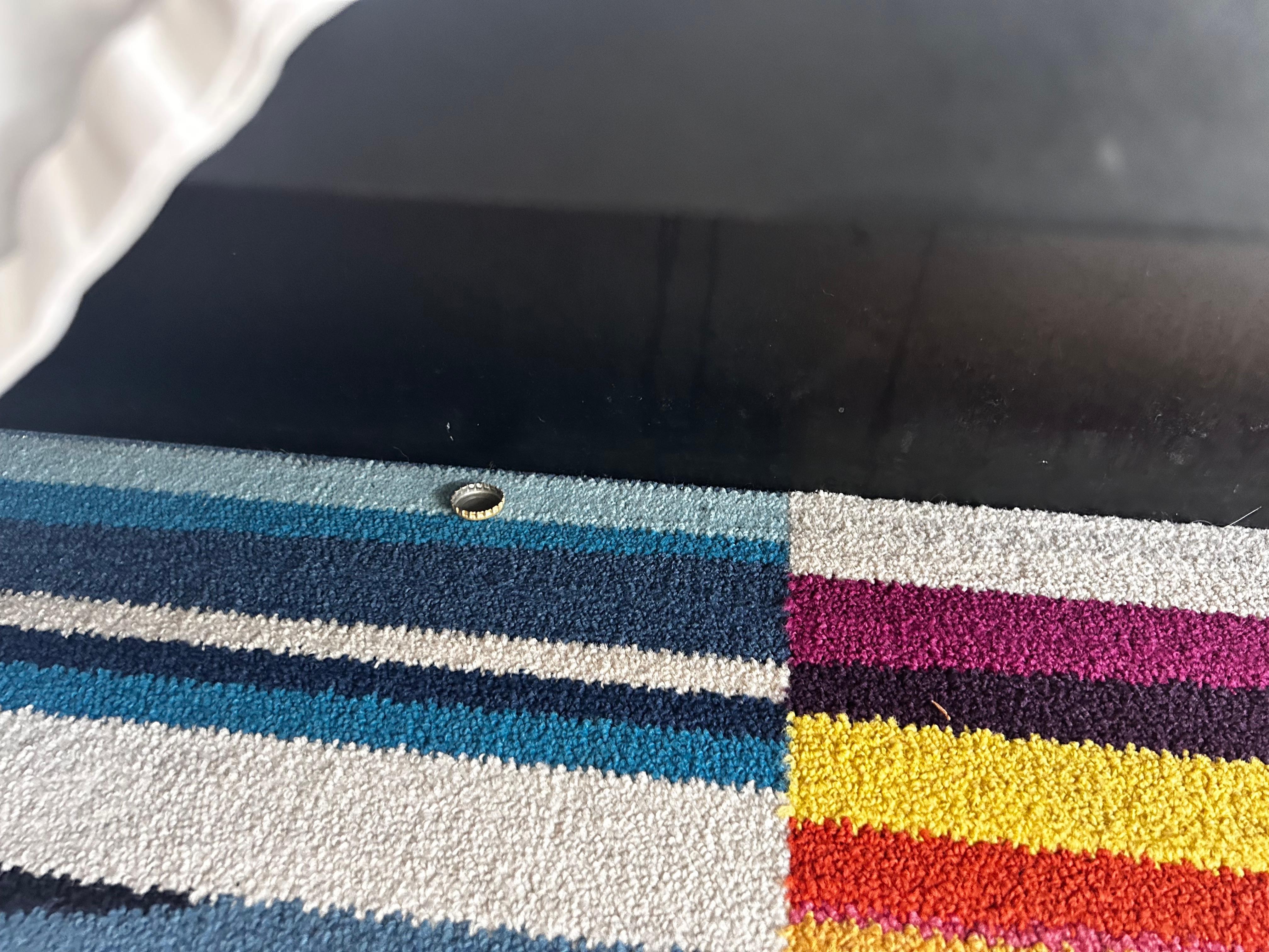 Beer bottle cap under bed 