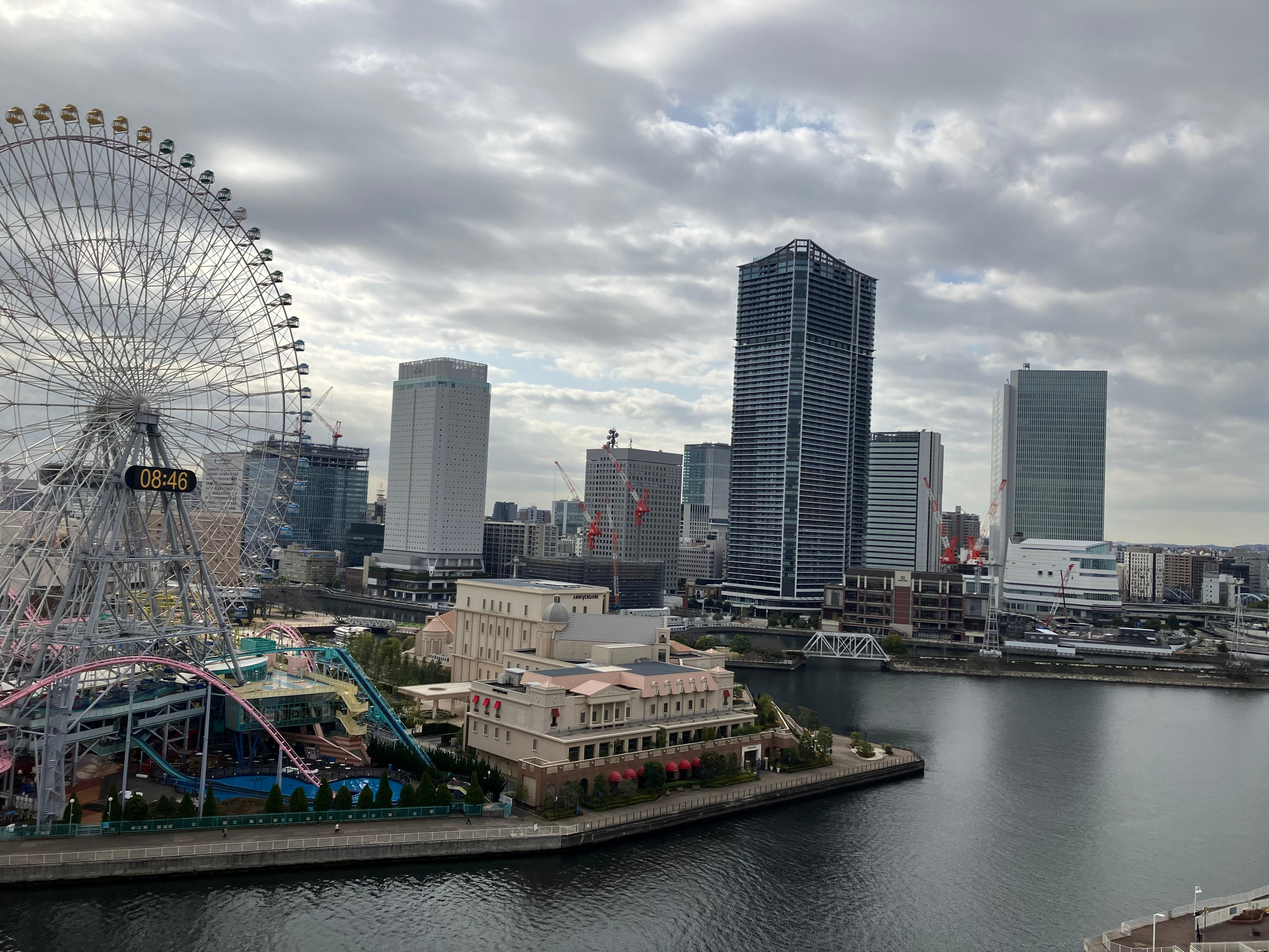 발코니에서 찍은 아침