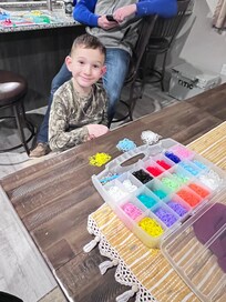 Perfect table for crafts and eating.