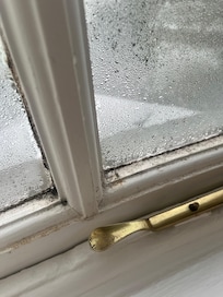 Filthy window frames