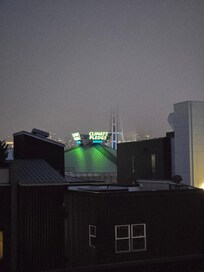 It was a foggy New Years Eve and the views from the cozy roof top terrace were amazing!