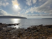 View from the shore.