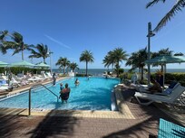 Infinity pool at sister property